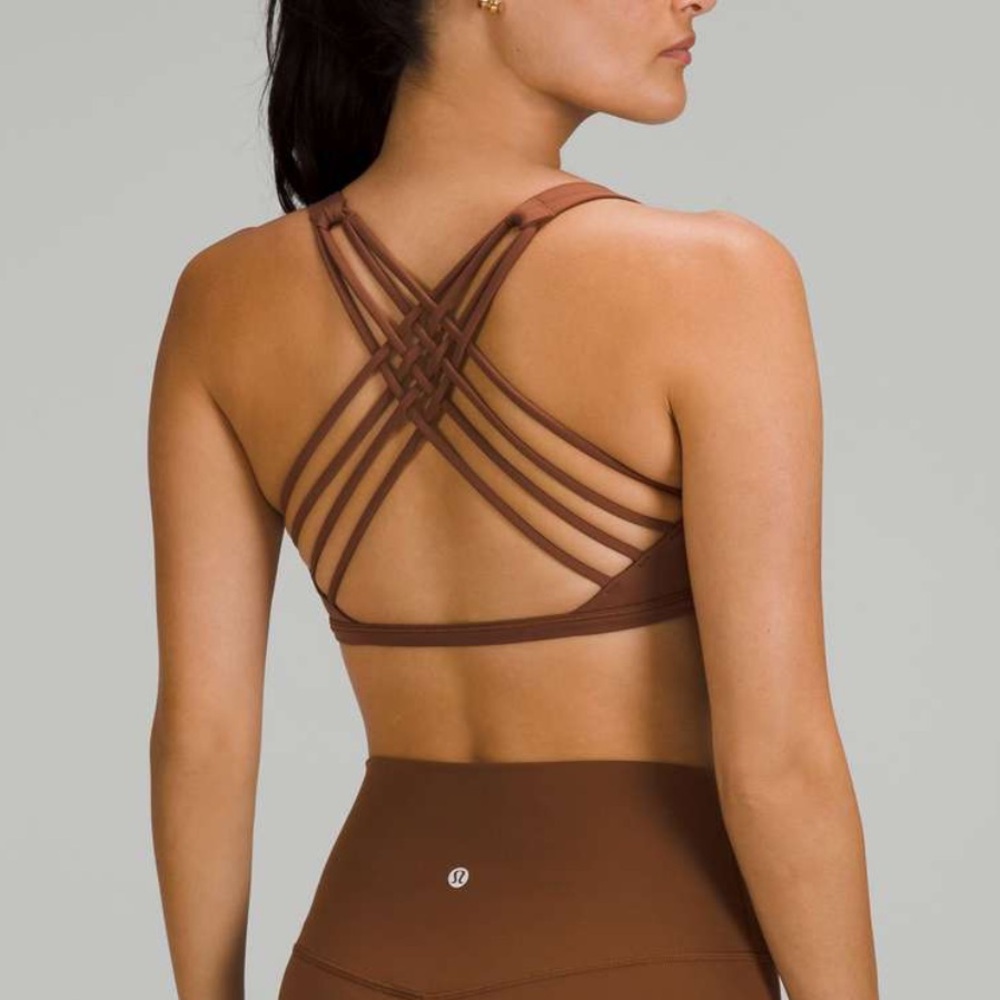 Lululemon Free to Be Bra in Roasted Brown🤎🟤